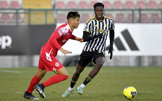 Juventus U23-Vis 1-1: Di Paola-gol, due legni per Karlsson